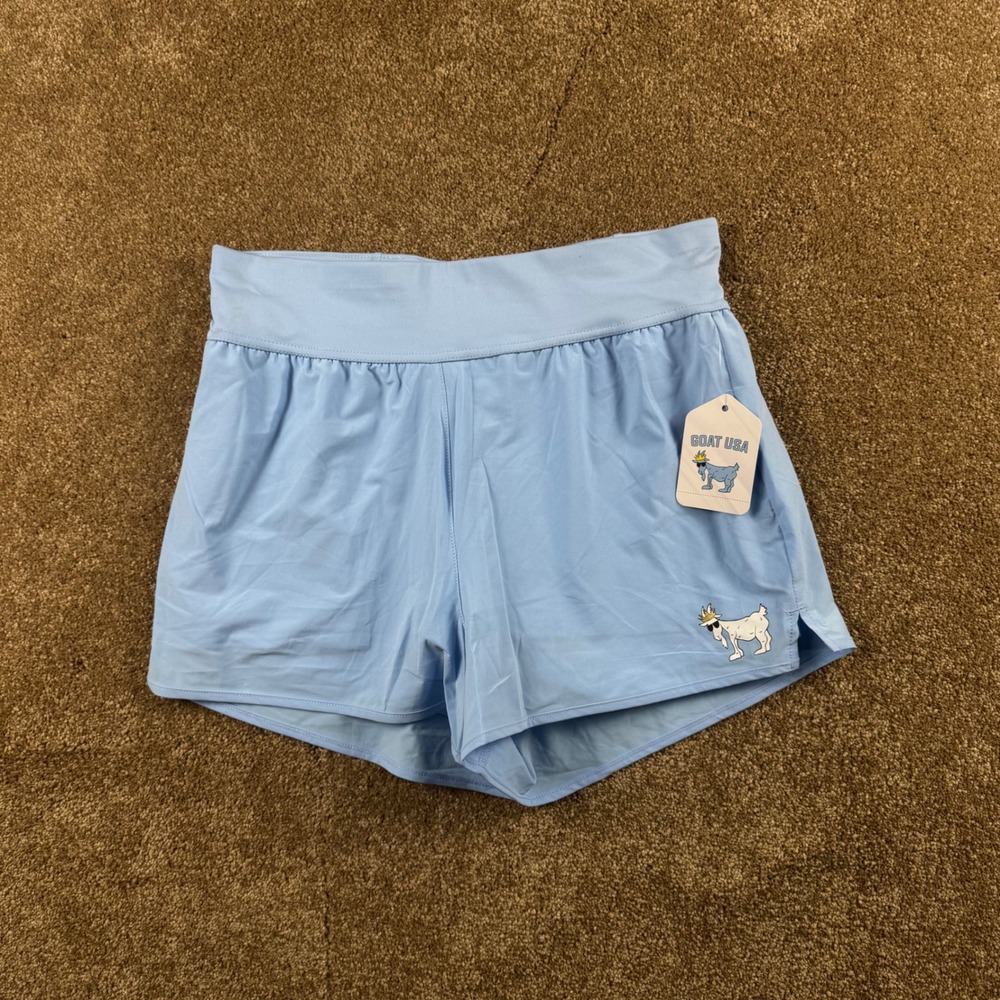 GOAT USA Womens Athletic Shorts Carolina Blue GU-1509 Medium NWT